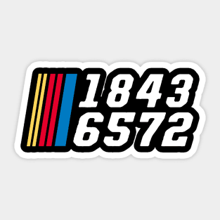 1843 Sticker